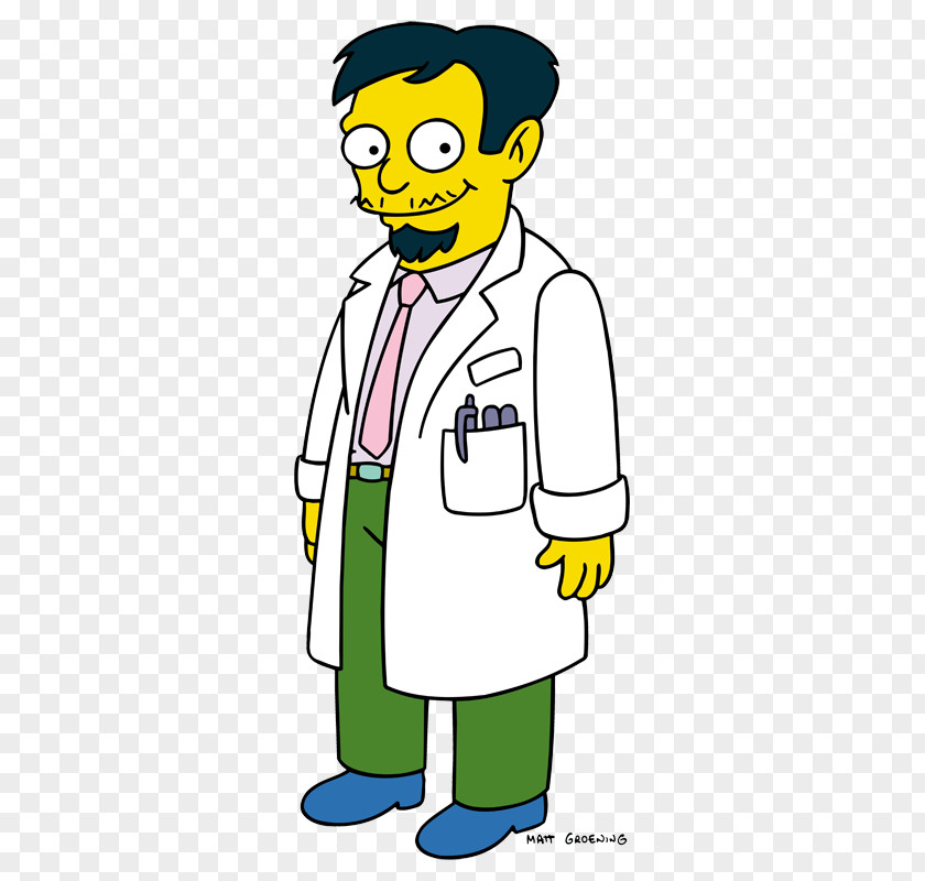 Dr. Nick Hibbert Lenny Leonard Homer Simpson Professor Frink PNG