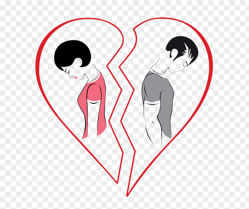 Family Divorce Marriage Broken Heart PNG