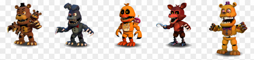 Fnaf World Adventure Figurine PNG