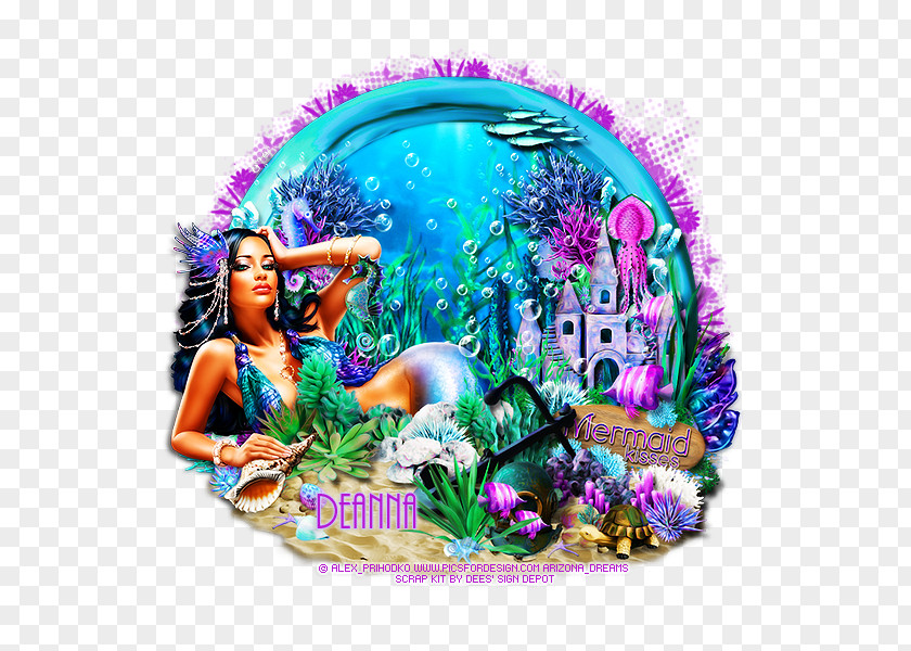 Mermaidreams Organism Marine Biology Purple Legendary Creature PNG