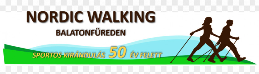 Nordic Walking Logo Human Behavior Banner Brand Clip Art PNG
