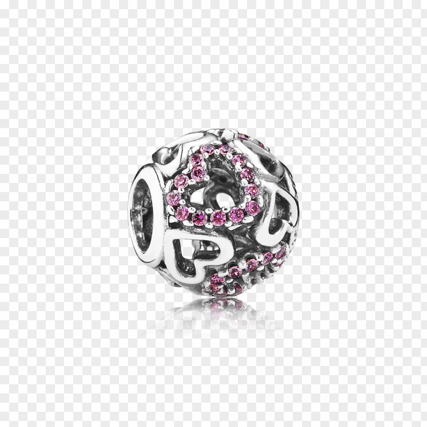 Pandora Charm Bracelet Cubic Zirconia Love Jewellery PNG