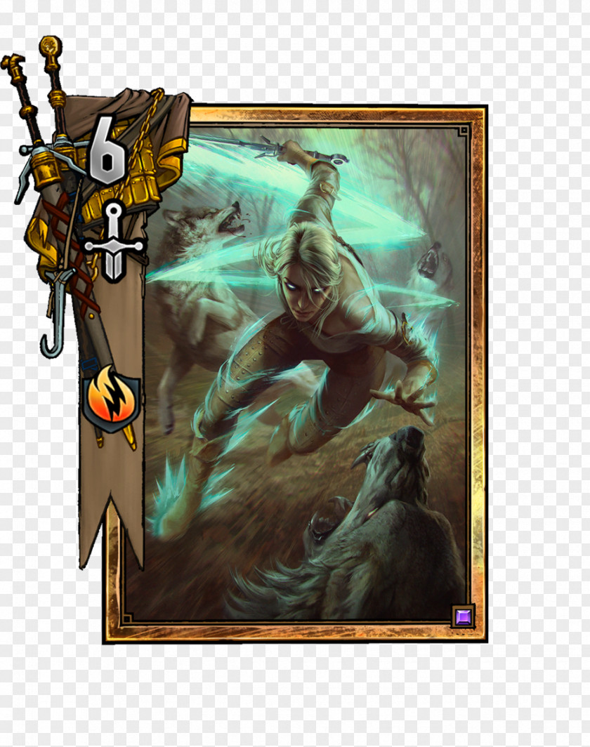 Ciri Gwent: The Witcher Card Game 3: Wild Hunt Geralt Of Rivia Art PNG