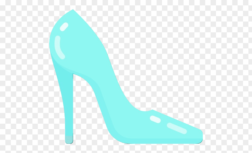 Court Shoe Teal Highheeled Footwear PNG