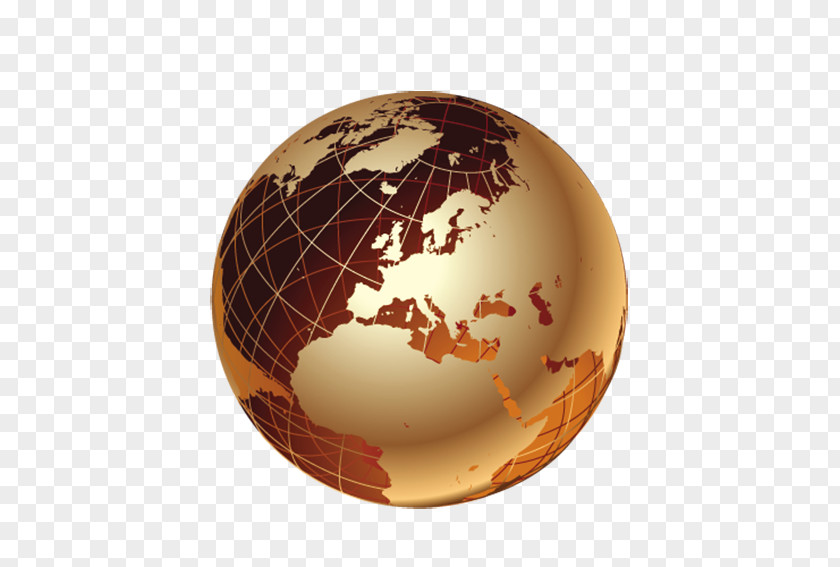 Golden Earth Globe Award Transparency And Translucency Clip Art PNG