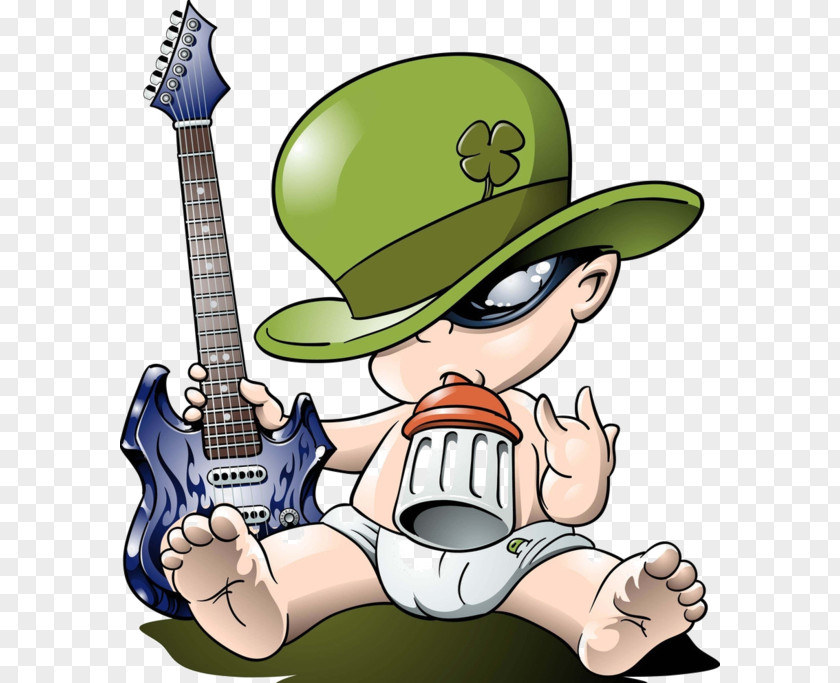 Guitar Cartoon Clip Art PNG
