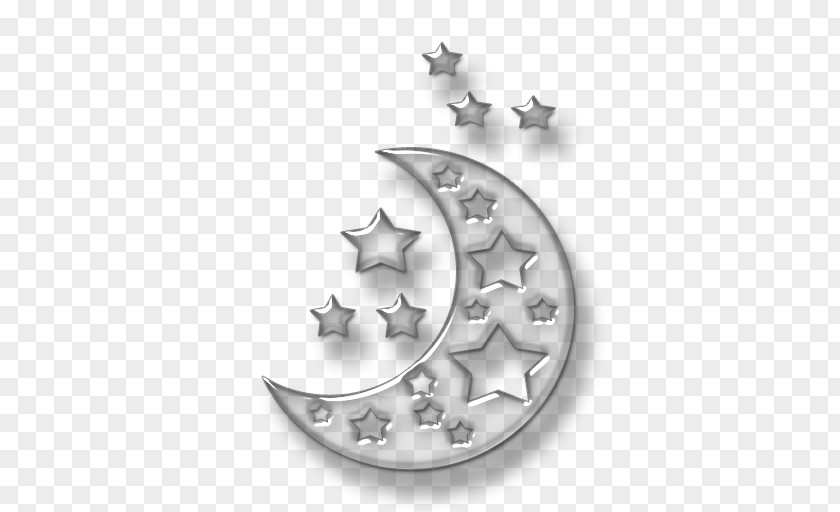 Moon Lunar Phase Star PNG