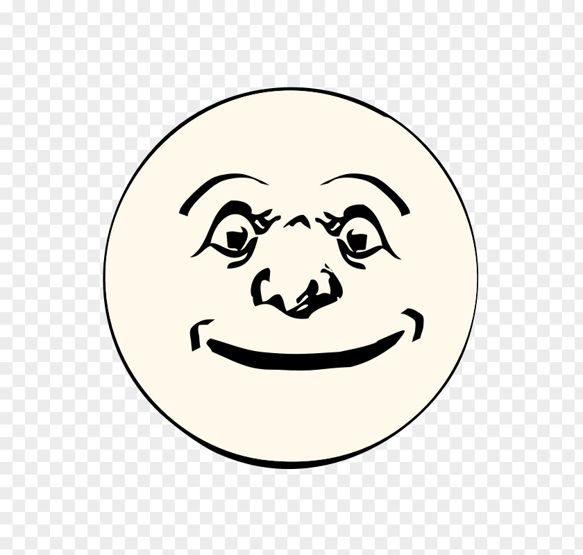 Angry Pictures Moon Lunar Phase Smiley Clip Art PNG
