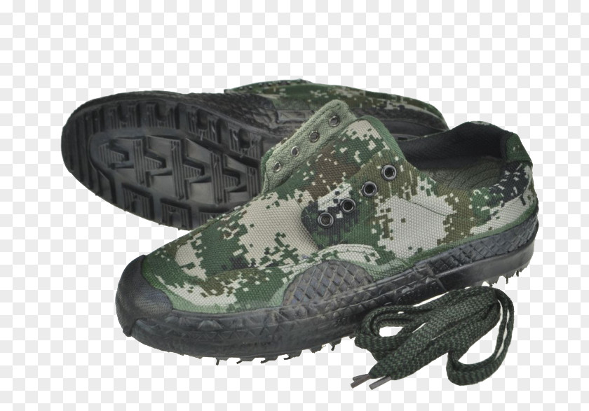 Camouflage Military Shoes Shoe PNG