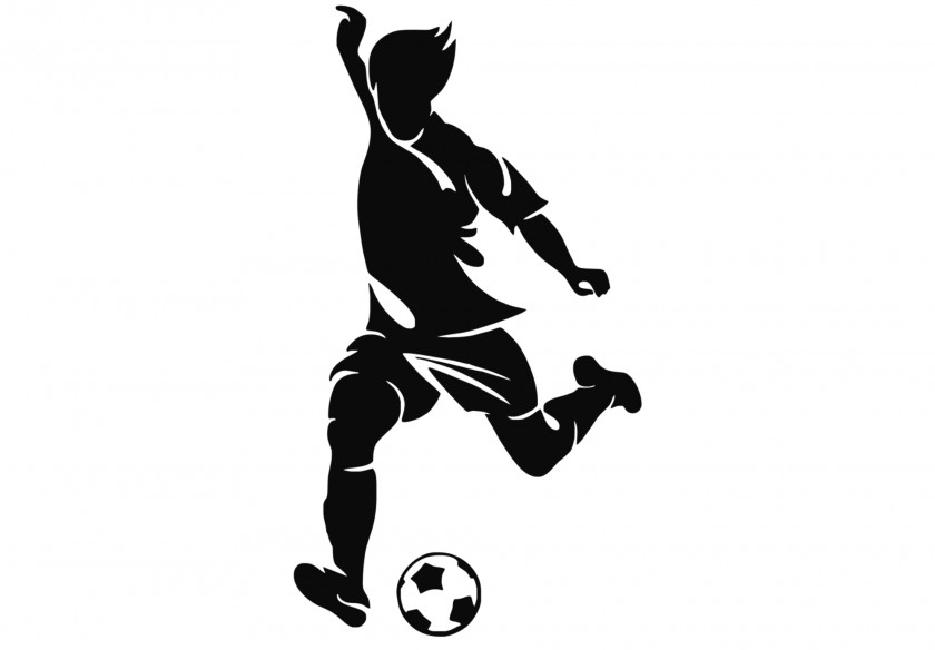 Kids Football Player Wall Decal Sport PNG