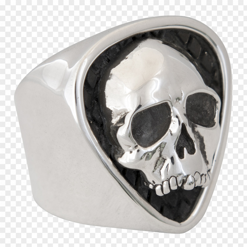 Silver Skull Body Jewellery PNG