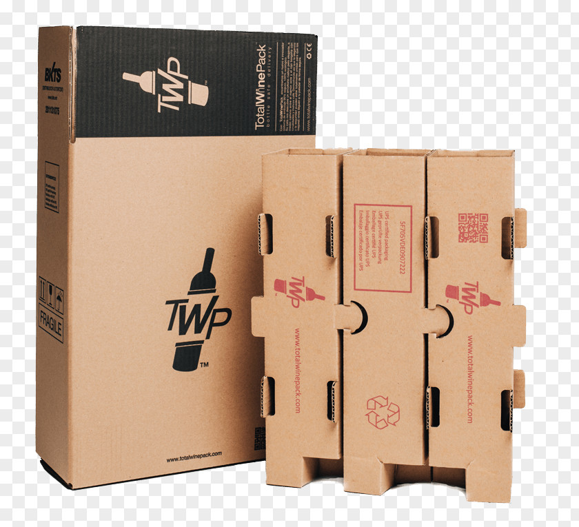 Wine Box Bottle Packaging And Labeling Cardboard PNG