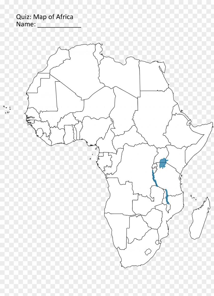Africa Blank Map World Mapa Polityczna PNG