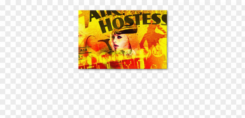 Air Hostess Yellow Brand Centimeter Font PNG