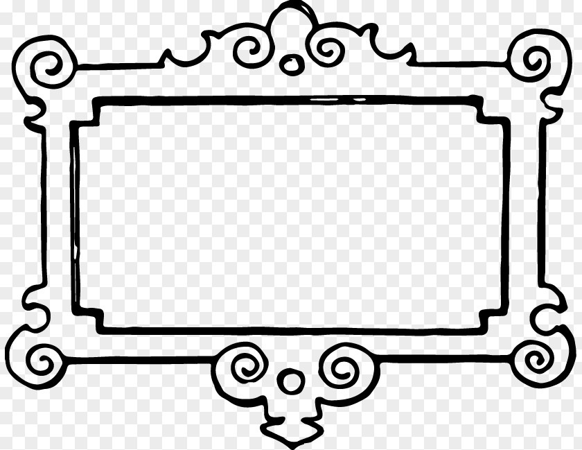 Floral Border Art Borders And Frames Picture Frame Black White Clip PNG