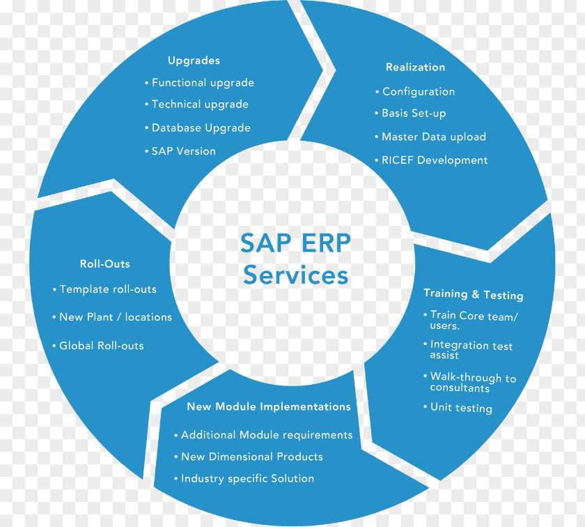 Sap Erp DevOps Management Service Company Thought PNG