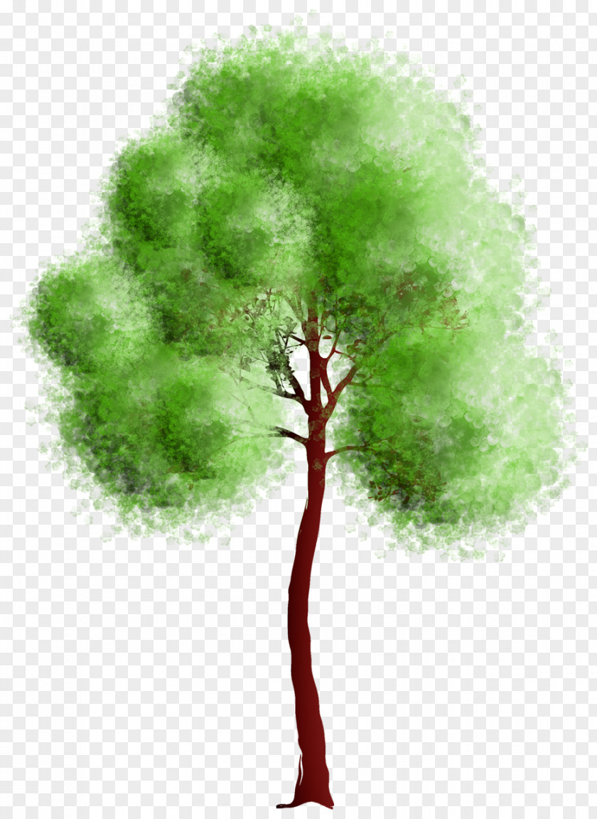 Trees Watercolor Painting Impressionism Clip Art PNG