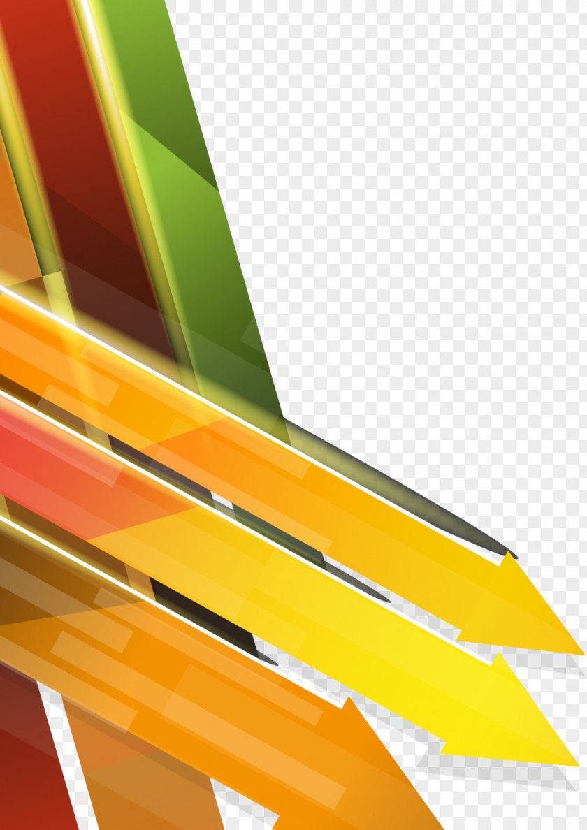 Vector Colorful Arrow Combination Of Technology Business Background Euclidean Download PNG