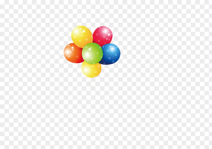 Colored Balloons Cartoon Clip Art PNG