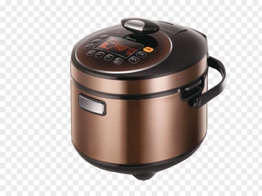 Golden Rice Cooker Home Appliance PNG