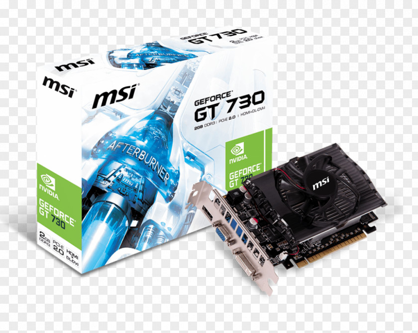 Graphics Cards & Video Adapters NVIDIA GeForce GT 730 Micro-Star International GDDR5 SDRAM PNG
