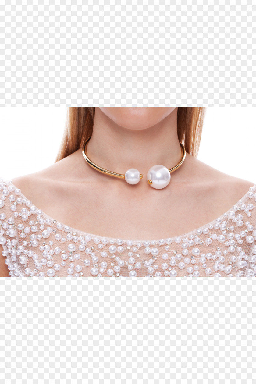 Necklace Pearl Collar Dress PNG