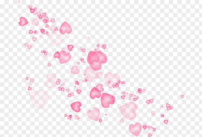 Pink Hearts Floating Heart Romance PNG
