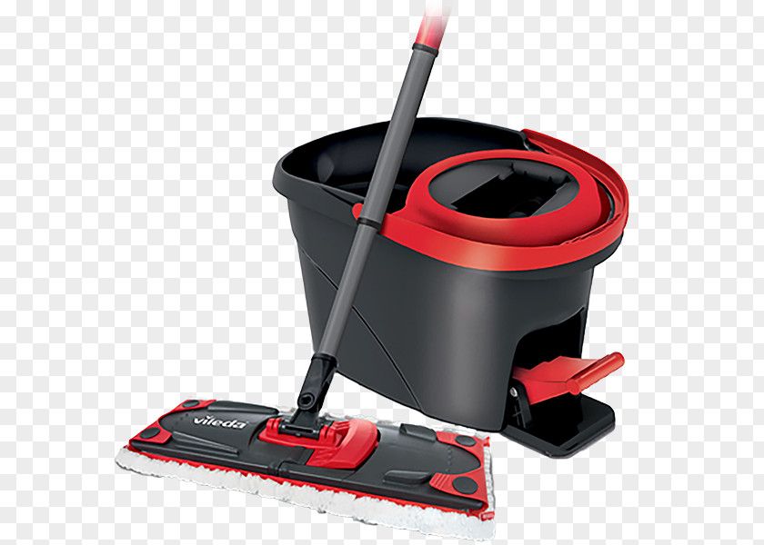 Scrub Vileda Mop Bucket Broom Floor PNG