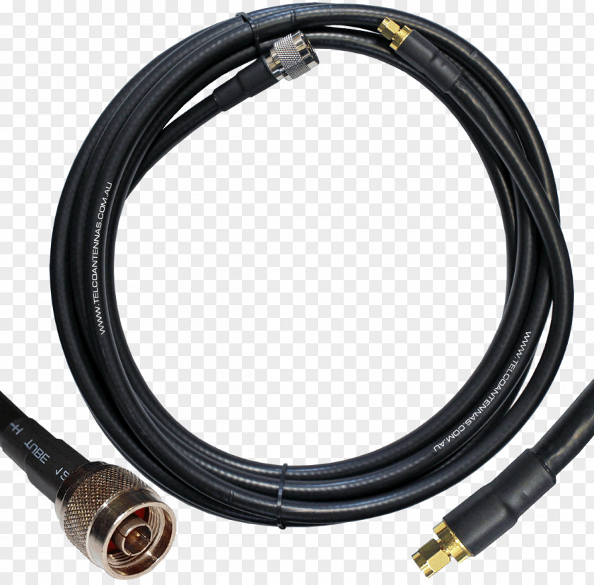 Coaxial Cable Electrical SMA Connector Network Cables PNG