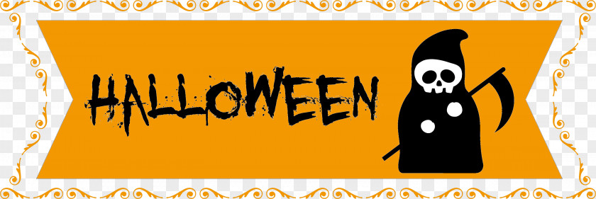 Happy Halloween Banner PNG