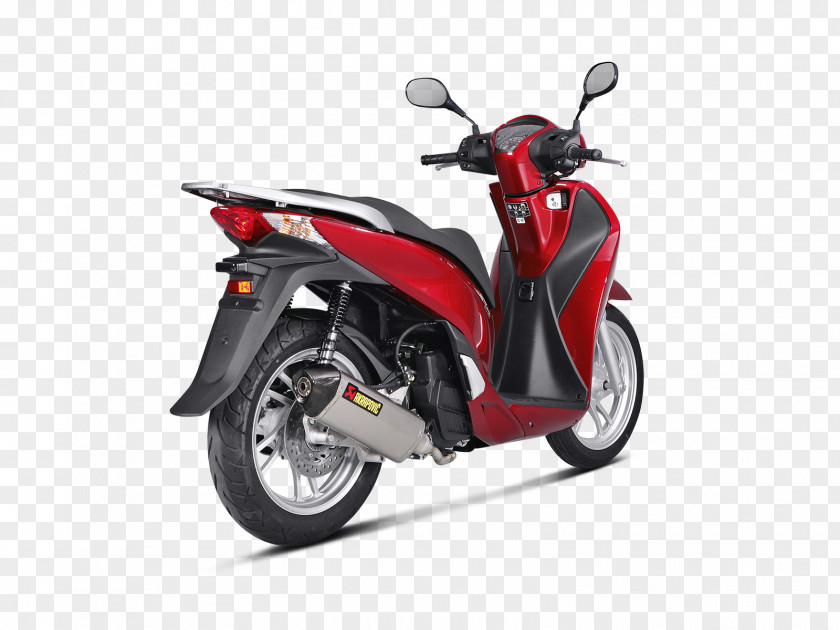 Honda Exhaust System SH Akrapovič PCX PNG