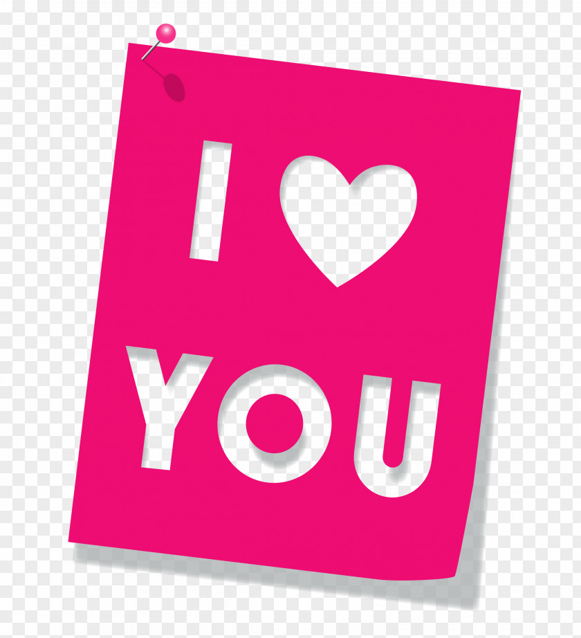 Pink I Love You Clipart Picture Icon Computer File PNG