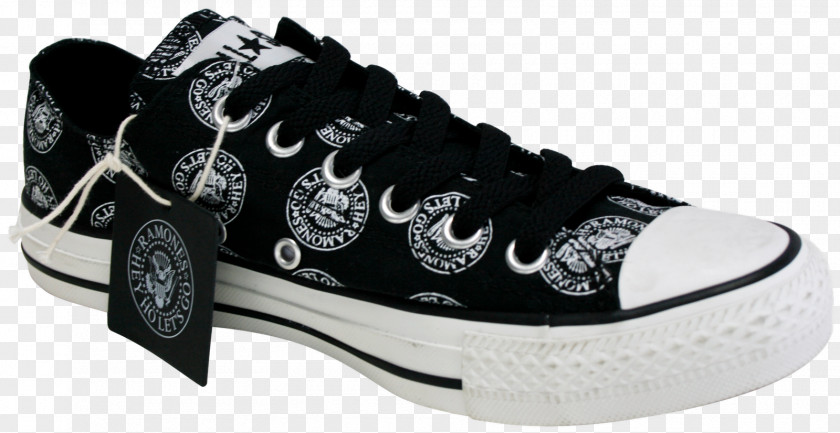 Sneakers Converse Chuck Taylor All-Stars Ramones Shoe PNG
