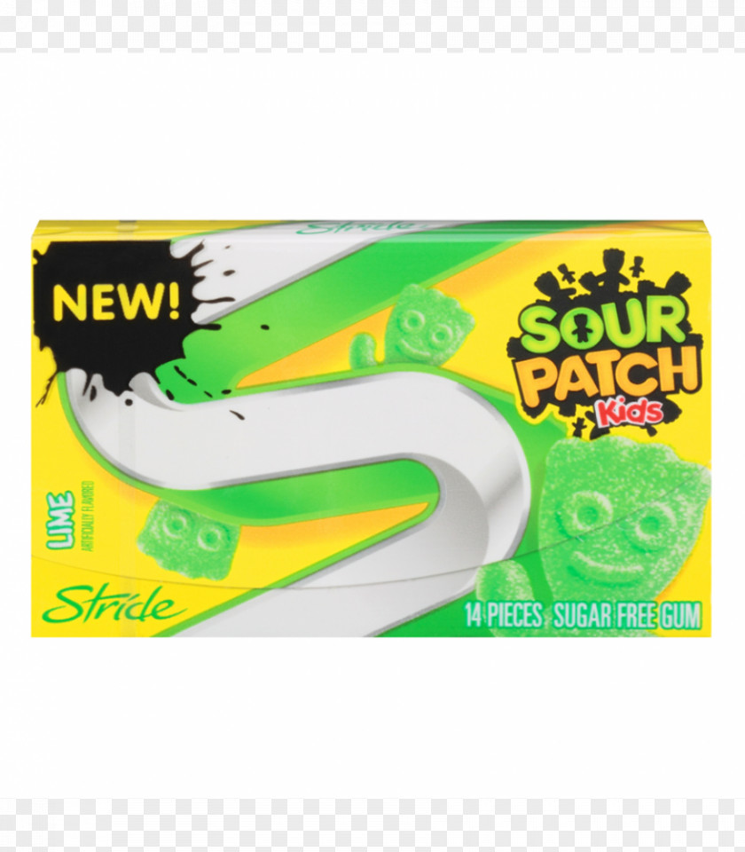 Chewing Gum Stride Sour Patch Kids Trident Juicy Fruit PNG