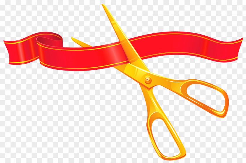 Cut The Ribbon Opening Ceremony Clip Art PNG