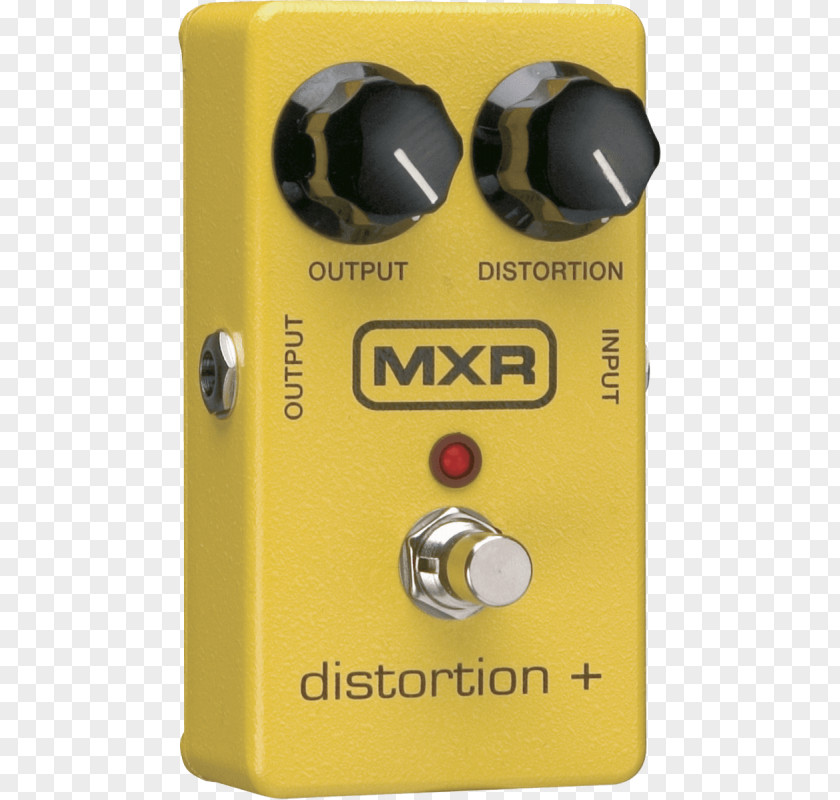 Electric Guitar MXR Distortion + Effects Processors & Pedals Dunlop Distortion+ M104 PNG