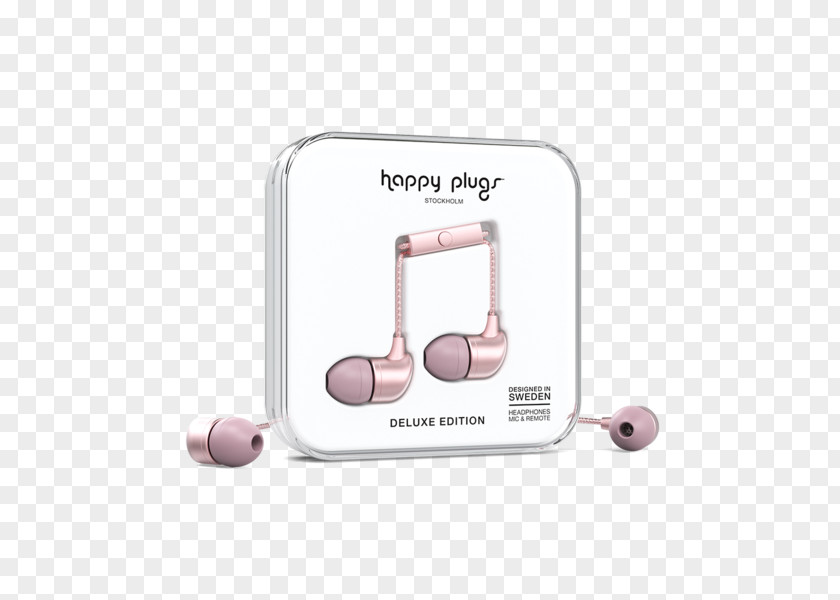 Headphones Happy Plugs In-Ear Microphone Earbud Écouteur PNG