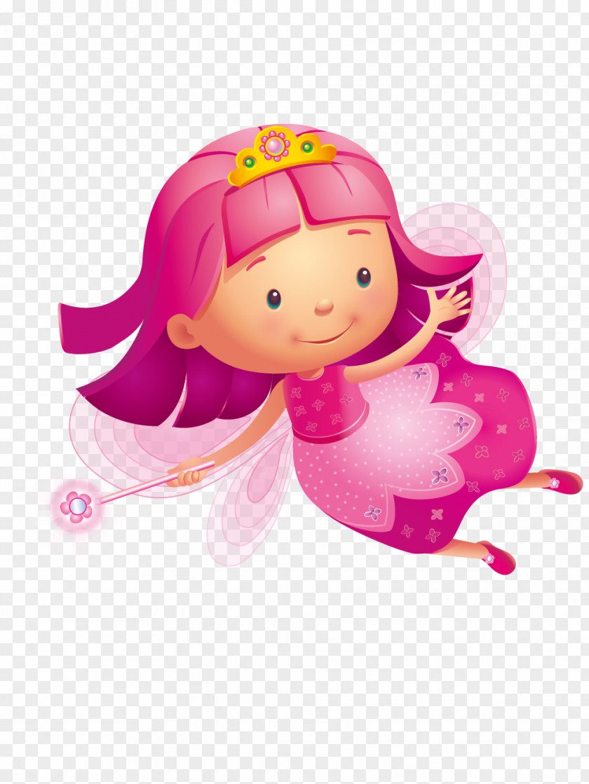 Pink Cartoon Fairy Clip Art PNG