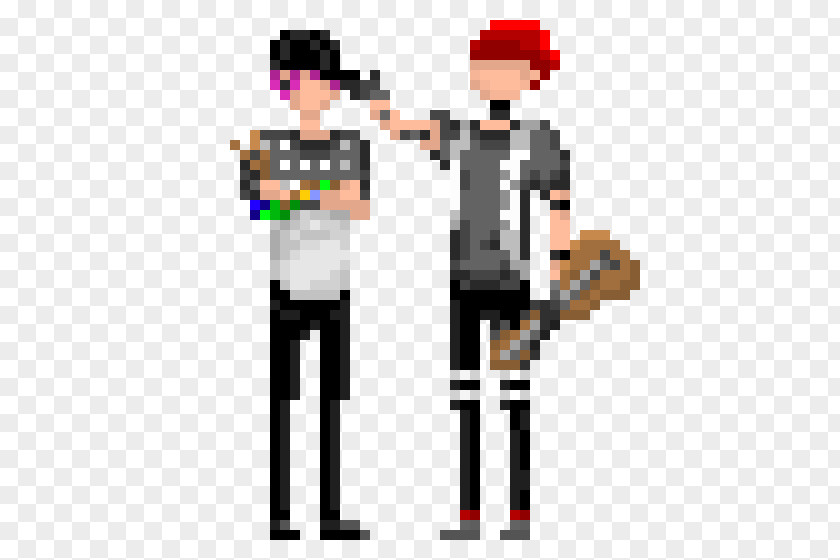 Pixel Art TWENTY ØNE PILØTS Clip PNG