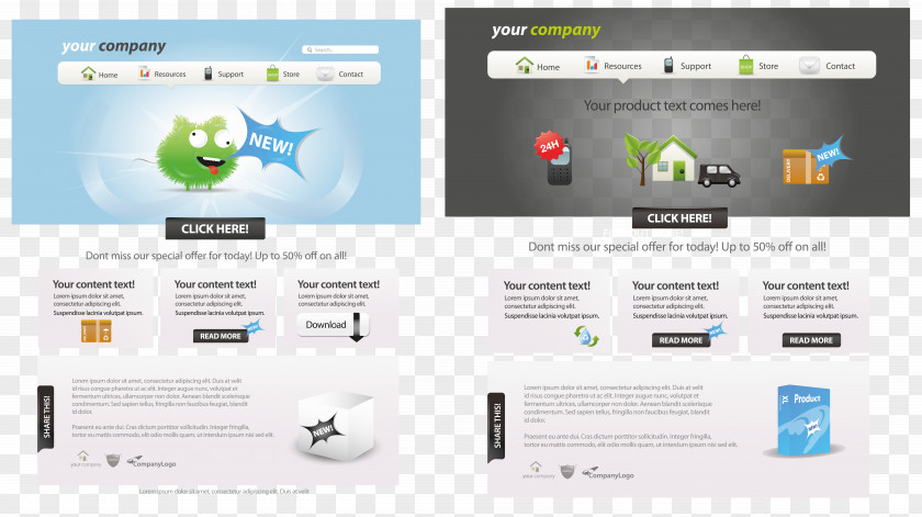 Beautifully Web Design Page Responsive Template Icon PNG