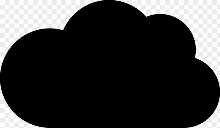 Blackandwhite Heart Black Cloud PNG