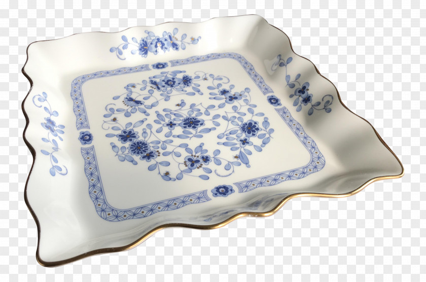 Blue And White Porcelain Bowl Plate Platter Ceramic Pottery Tableware PNG