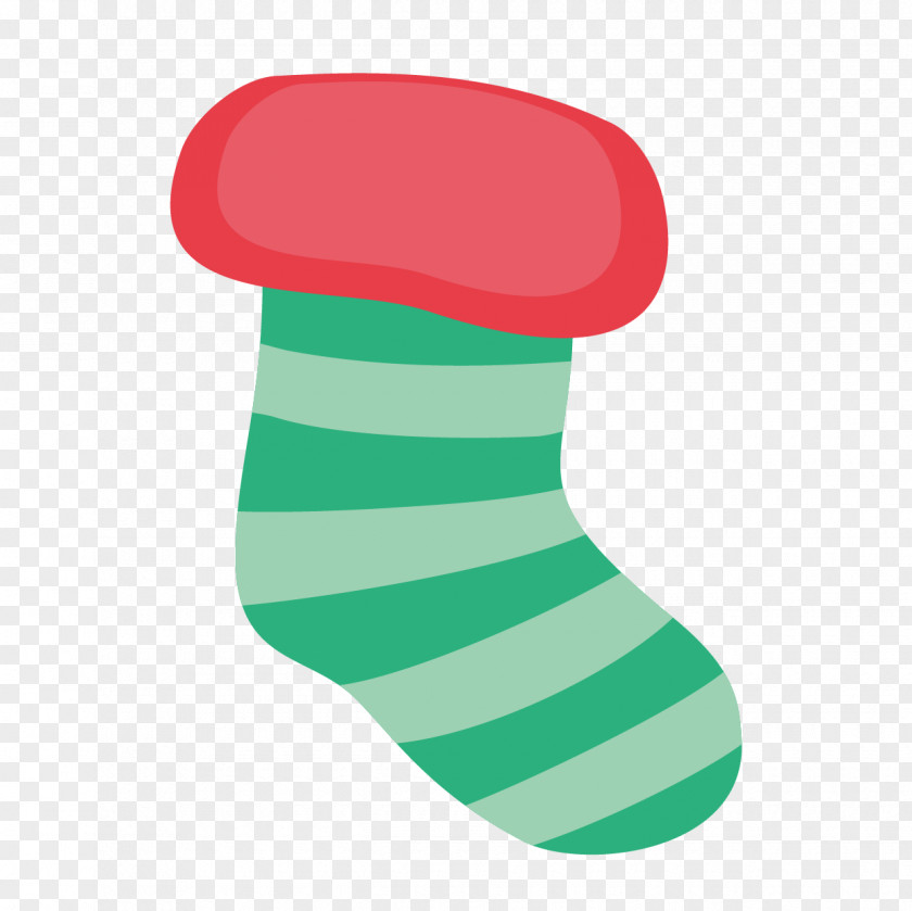 Cartoon Christmas Socks Creative Santa Claus Stocking Sock PNG
