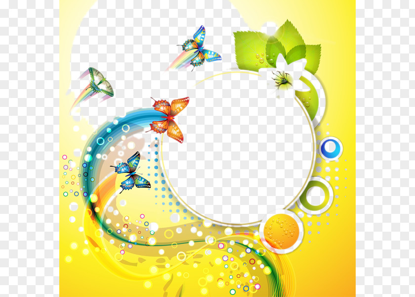 Colorful Butterfly Lace Royalty-free Illustration PNG