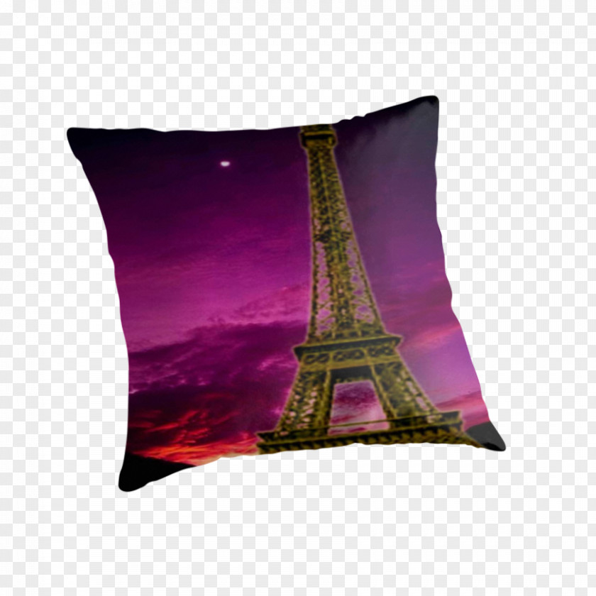 Eiffel Tower Throw Pillows Cushion Douchegordijn PNG