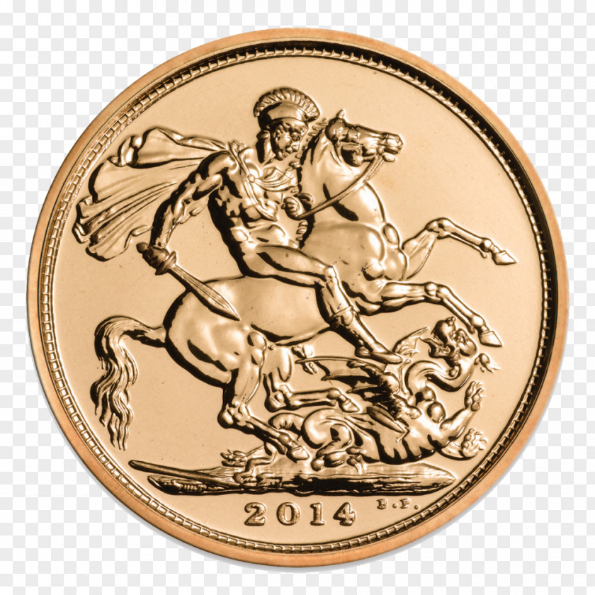 Lakshmi Gold Coin Royal Mint Sovereign Bullion PNG