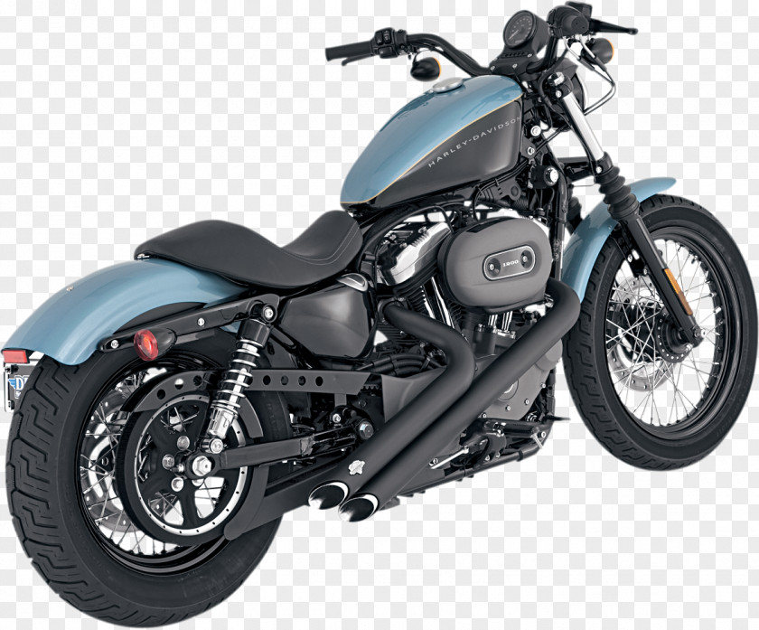 Motorcycle Exhaust System Harley-Davidson Sportster Car PNG