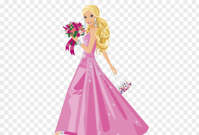 Barbie Doll Toy Dress Clothing PNG
