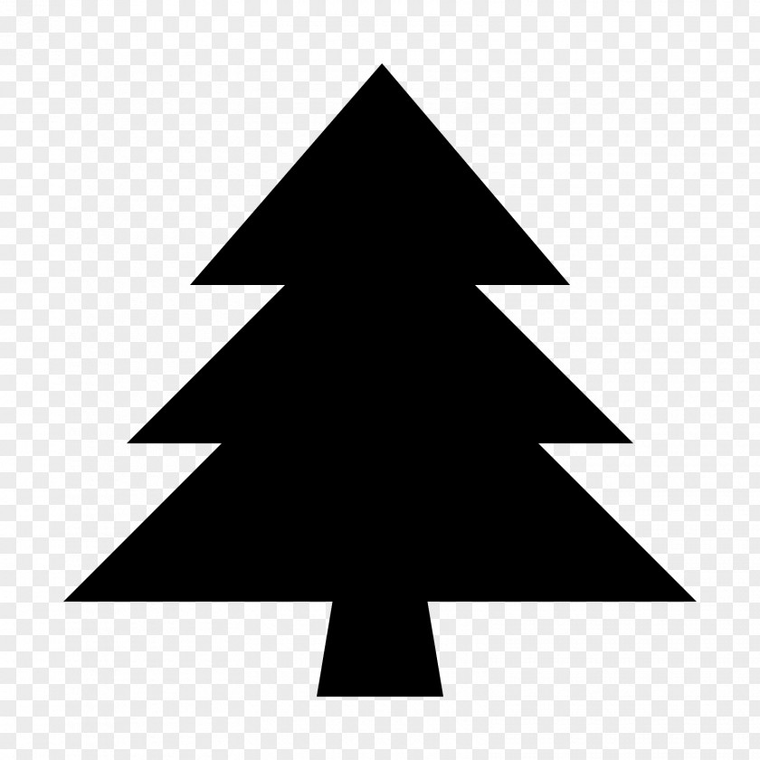 Christmas Tree Silhouette Clip Art PNG