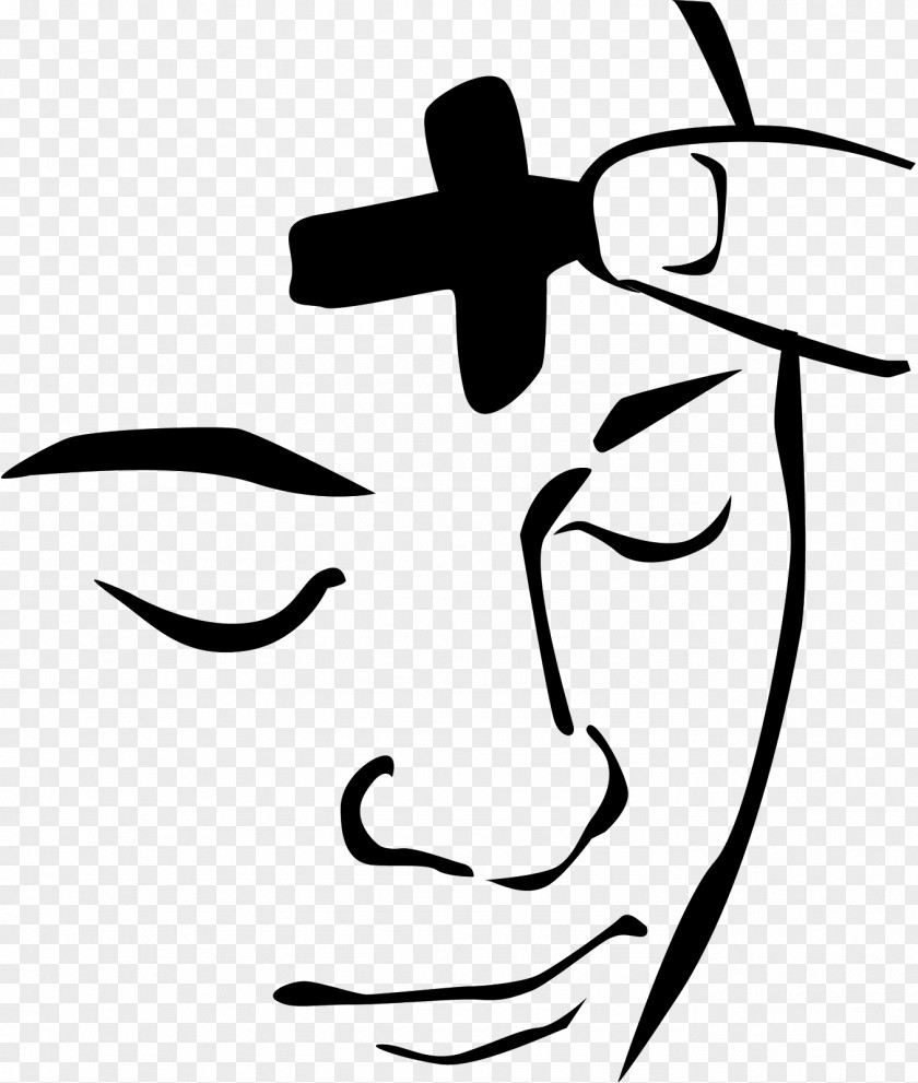 Draw Ash Wednesday Christianity Lent Mass Clip Art PNG